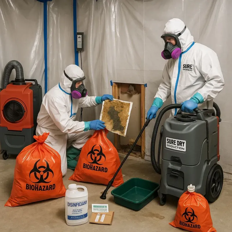 Contaminated Water Handling Protocols process in Pine Lawn, MO